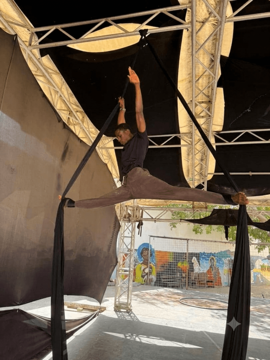 Elhadj Ndiaye, artiste de cirque et pédagogue